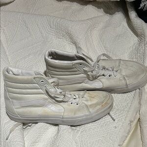 White High-Top Sneakers